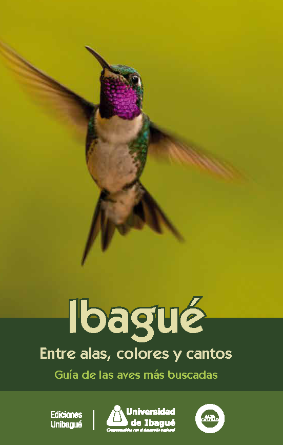 Cover of Ibagué, entre alas colores y cantos. Guía de las aves más buscadas